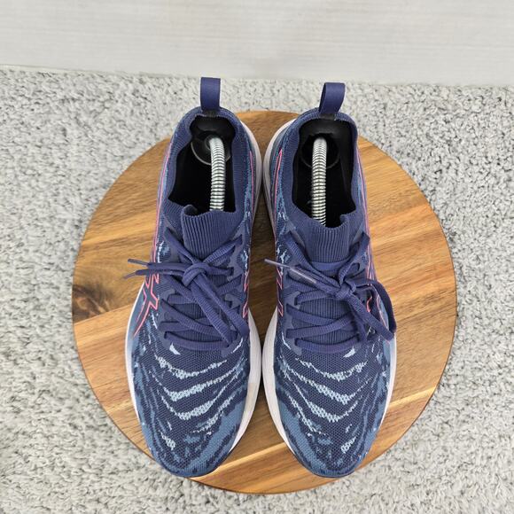 Asics Gel-Cumulus 23 MK Blue Athletic Lace Up Gym Daily Running Shoes Womens 10 - Picture 5 of 14